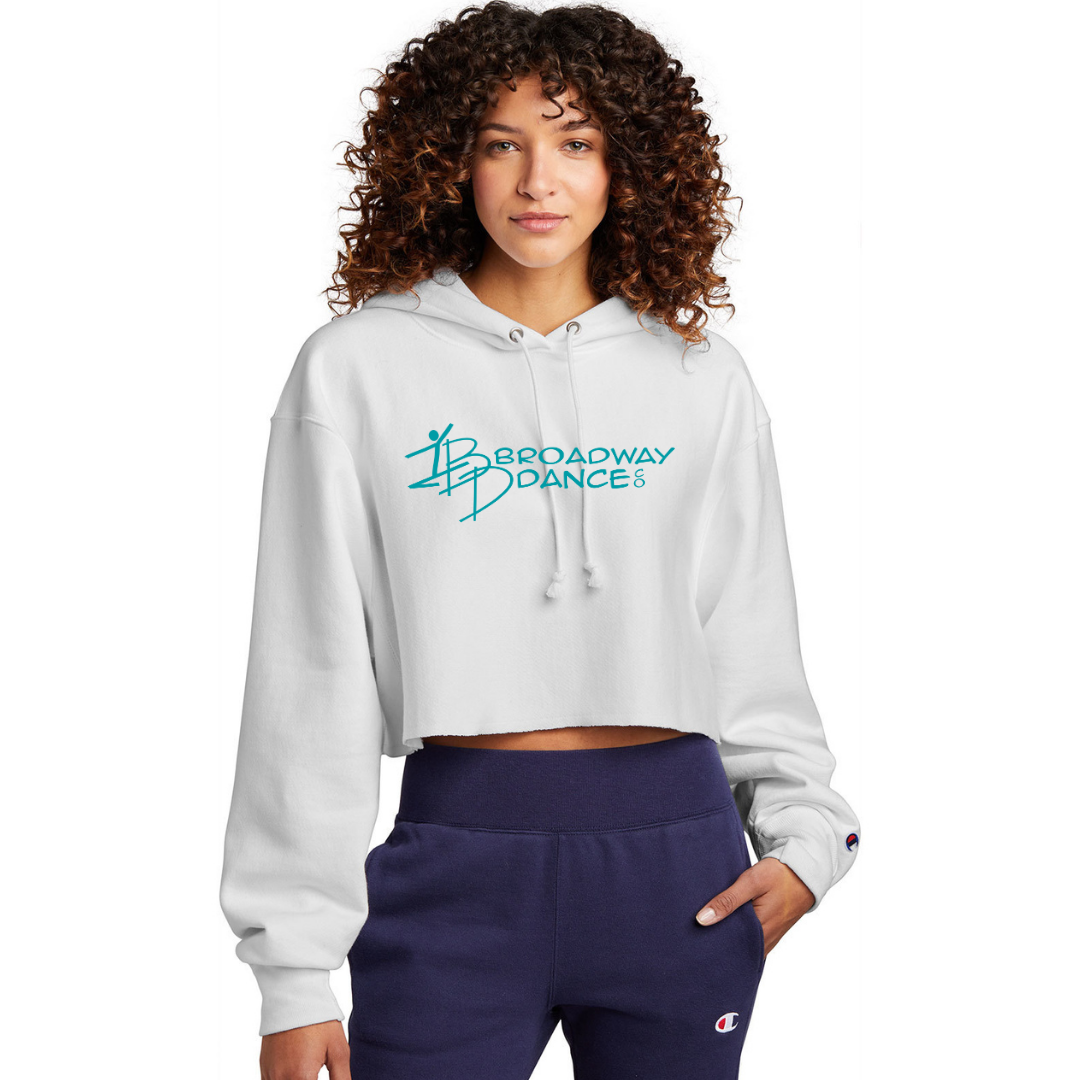 Champion Women s Reverse Weave Cropped Cut Off Hooded Sweatshirt