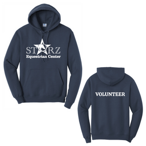 Youth Starz Equestrian Center Core Fleece Pullover Hooded Sweatshirt Navy