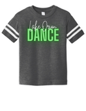 Neon LO Dance Toddler Football Fine Jersey Tee