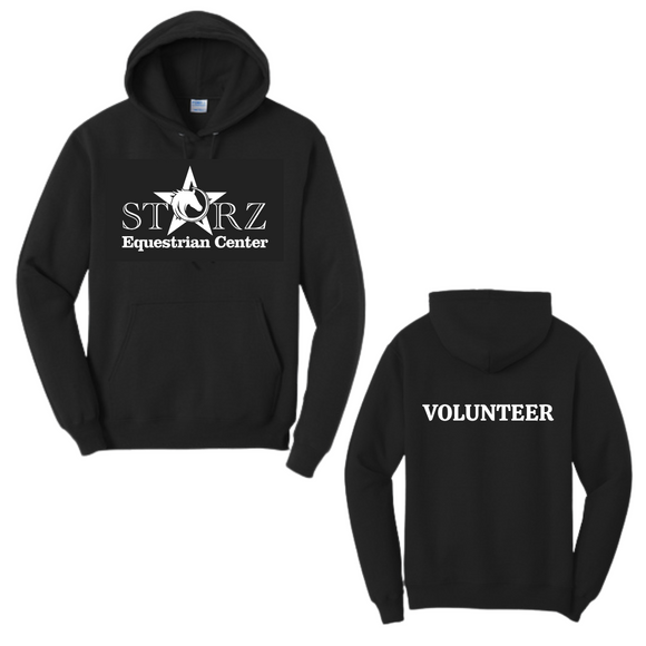 Youth Starz Equestrian Center Core Fleece Pullover Hooded Sweatshirt Black