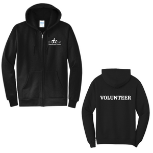 Youth Starz Equestrian Center Full-Zip Hooded Sweatshirt Black