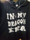 In My Dragon Era Ladies PosiCharge ® Tri-Blend Wicking Fleece Crop Hooded Pullover