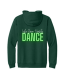 LO Varsity Dance Heavy Blend Full Zip Hooded Sweatshirt