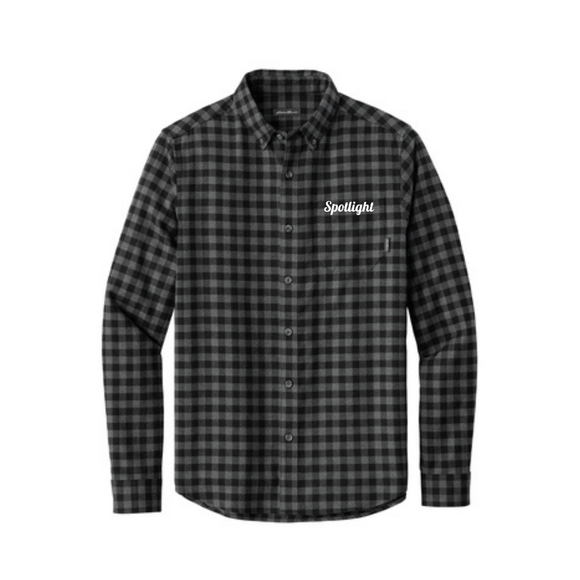 Spotlight Eddie Bauer® Long Sleeve Favorite Flannel Plaid Shirt