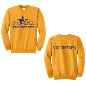 Starz Equestrian Center Gold Crewneck Sweatshirt