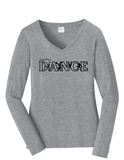 LO Dance Ladies Long Seeve Fan Favorite V-Neck T