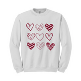 Hearts Heavy Blend Crew Neck Sweatshirt