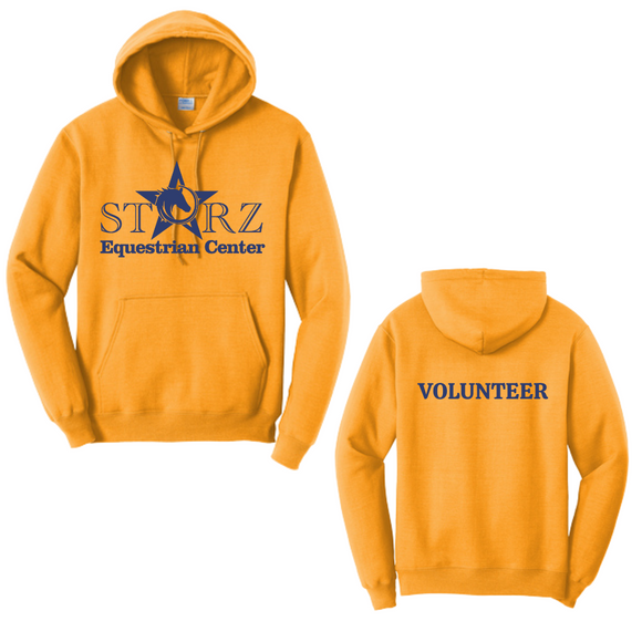 Youth Starz Equestrian Center Core Fleece Pullover Hooded Sweatshirt Gold