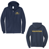 Youth Starz Equestrian Center Full-Zip Hooded Sweatshirt Navy