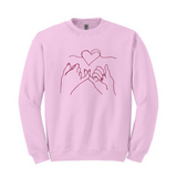 Pinky Promise Heavy Blend Crew Neck Sweatshirt