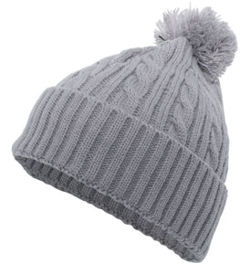 Pacific Cable Knit Pom Pom Beanie