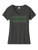 Ladies Short Seeve Fan Favorite V-Neck T