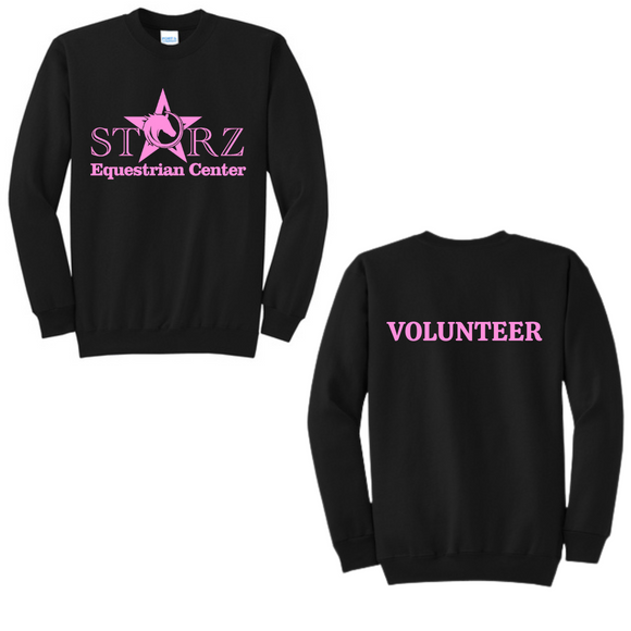 Glitter Starz Equestrian Center Black Crewneck Sweatshirt