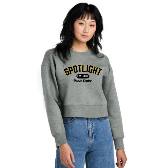 SDC Est 2000 Women's Perfect Weight ® Fleece Cropped Crew