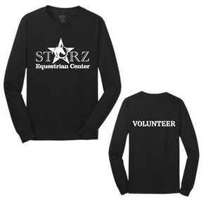 Glitter Starz Equestrian Center Black Long Sleeve Core Cotton Tee