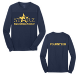 Youth Starz Equestrian Center Navy Long Sleeve Core Cotton Tee