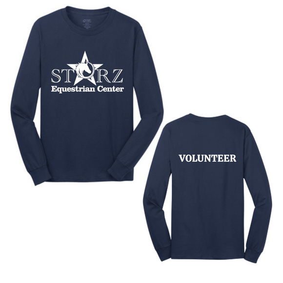 Starz Equestrian Center Navy Long Sleeve Core Cotton Tee