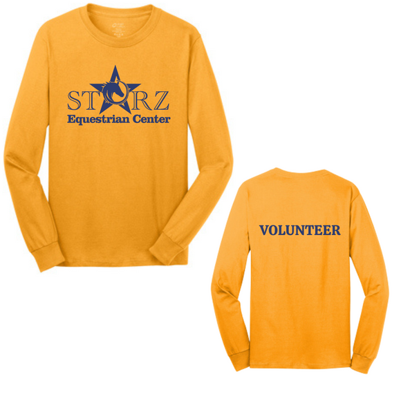 Starz Equestrian Center Gold Long Sleeve Core Cotton Tee