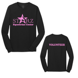 Youth Starz Equestrian Center Black Long Sleeve Core Cotton Tee