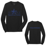 Youth Starz Equestrian Center Black Long Sleeve Core Cotton Tee