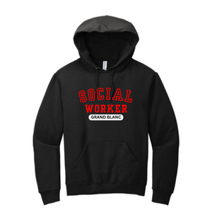 Grand Blanc Social Worker Nublend Pullover Hooded Sweatshirt